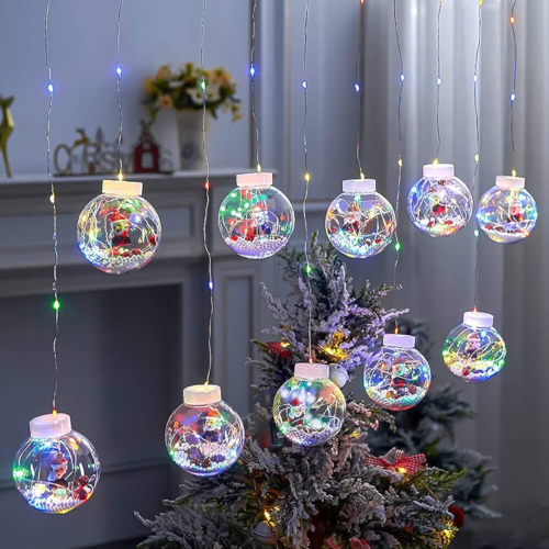 RGB ESFERAS NAVIDAD BOMBILLOS LED LUCES