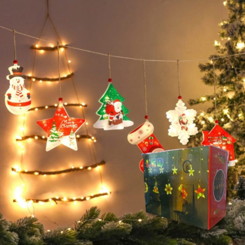 SERIE DE NAVIDAD CON LUNA COPO BOTA